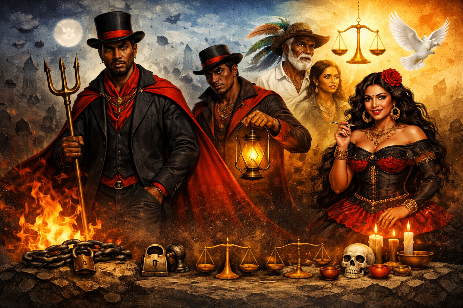 Exus na Umbanda: Guardiões, Justiça e Trabalho Espiritual