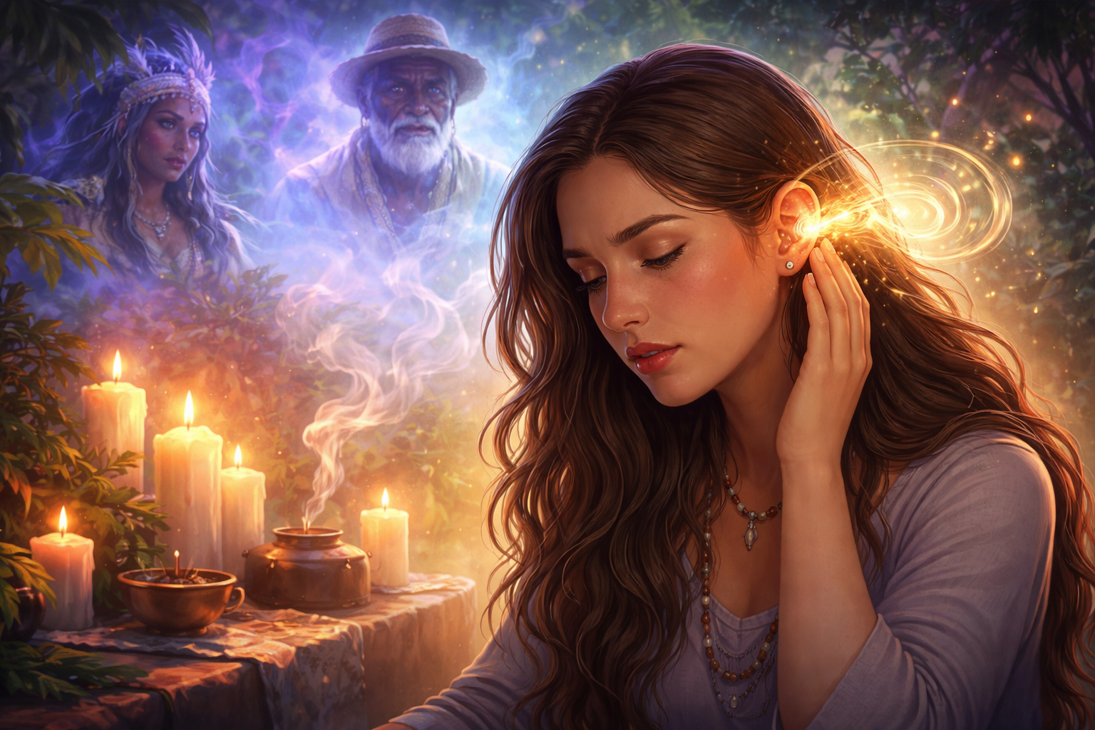 Zumbido no ouvido esquerdo na Umbanda: sinal espiritual ou alerta? Descubra o significado completo